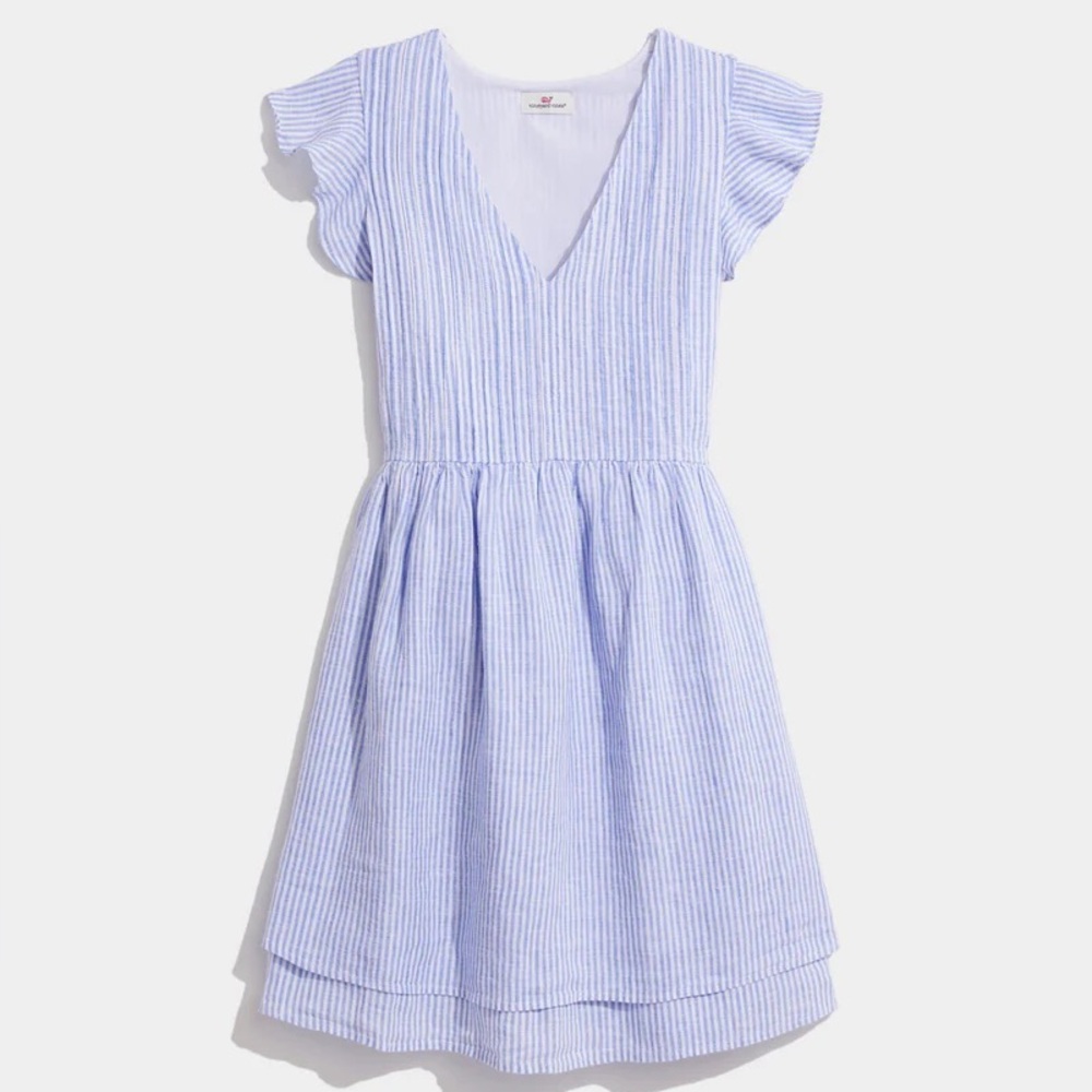 NWT vineyard vines striped pintuck dress